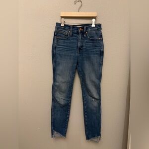 Madewell Dark Blue Skinny Jeans